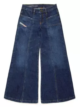 Diesel Kids расклешенные джинсы D-Akii, синий