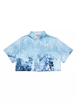 Diesel Kids рубашка Cerdy, синий