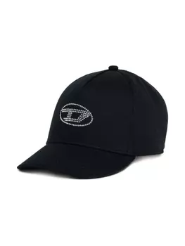 Diesel Kids шляпа с логотипом, черный