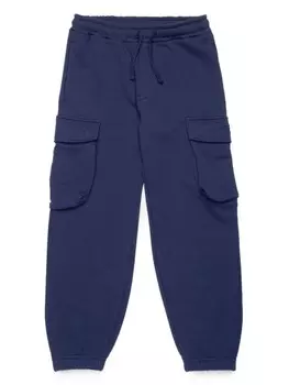 Diesel Kids спортивные брюки с кулиской, синий