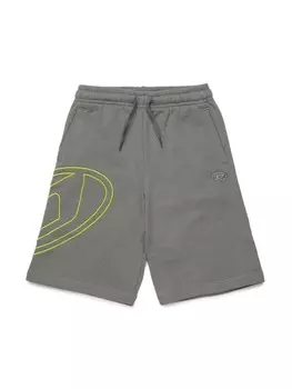 Diesel Kids спортивные шорты Pmarkymegovald, серый