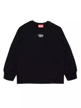 Diesel Kids толстовка Oval D, черный