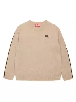 Diesel Kids трикотажный пуловер, нейтральный цвет