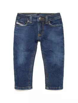 Diesel Kids узкие джинсы средней посадки S-Slinkie-B, синий