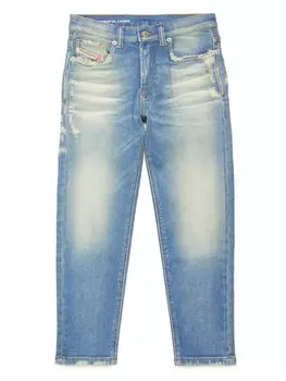 Diesel Kids зауженные джинсы D-Lucas средней посадки, синий