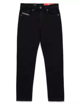 Diesel Kids зауженные джинсы D-Viker, черный