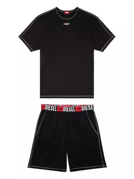 Diesel комплект Adam из футболки и шортов, черный