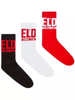 Diesel комплект из трех пар носков Skm-Ray-Threepack, красный