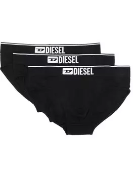 Diesel комплект из трех трусов-брифов Umbr-Andre, черный
