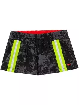 Diesel короткие шорты Awwb-Lillian-Wt35, черный