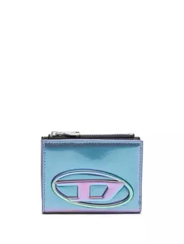 Diesel кошелек 1DR с зеркальным эффектом, синий