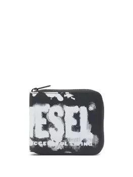 Diesel кошелек Rave Bi-Fold Coin XS на молнии, черный