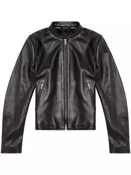 Diesel кожаная байкерская куртка L-Ayla, черный