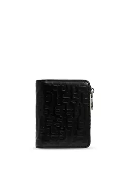 Diesel кожаный кошелек с тисненым логотипом, черный