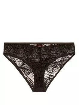 Diesel кружевные трусы-брифы Ufpn-Bonitas-X, черный