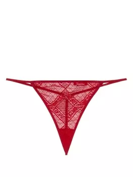 Diesel кружевные трусы Ufst-D-String, красный