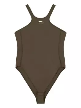 Diesel купальник Christie-Utlt с высоким воротником, зеленый