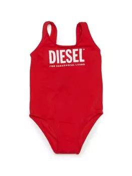 Diesel купальник Miselb с логотипом, красный