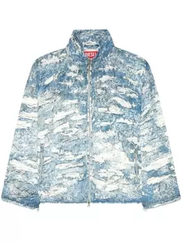 Diesel куртка J-Alston с прорезями, синий
