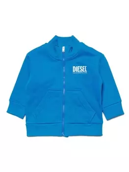 Diesel куртка на молнии с логотипом, синий