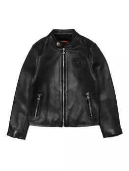 Diesel куртка с тисненым логотипом, черный