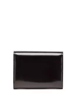 Diesel лакированный картхолдер 1dr, черный