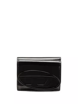 Diesel лакированный кошелек 1dr, черный