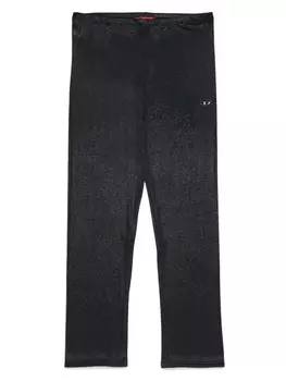 Diesel легинсы Plod с логотипом, черный