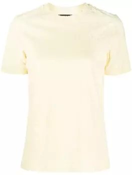 Diesel logo-print short-sleeve T-shirt, желтый