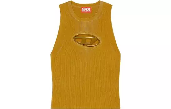 DIESEL Майка женская желтые