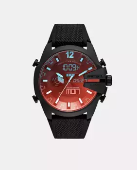Diesel Mega Chief DZ4548 черные текстильные мужские часы, черный