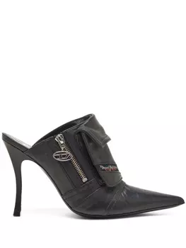Diesel мюли D-Venus Pocket 100, коричневый