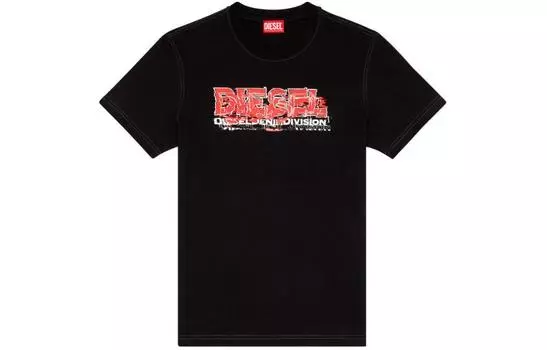 DIESEL Мужская футболка, Черный