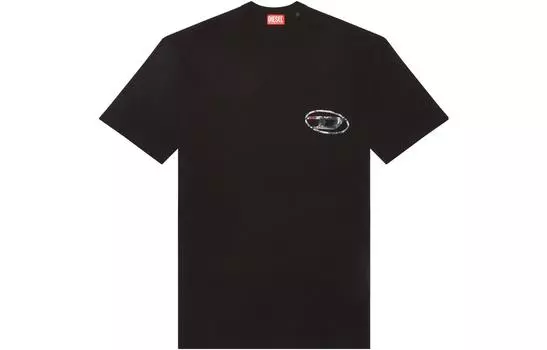 DIESEL Мужская футболка, Черный