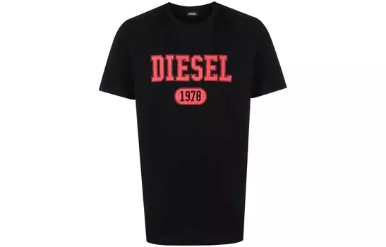 DIESEL Мужская футболка, Черный