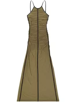 Diesel платье макси D-Amami, зеленый