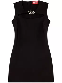 Diesel платье мини D-Reams с логотипом, черный