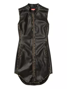 Diesel платье мини на молнии, черный