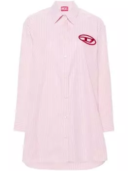 Diesel платье-рубашка D-Dalis, розовый