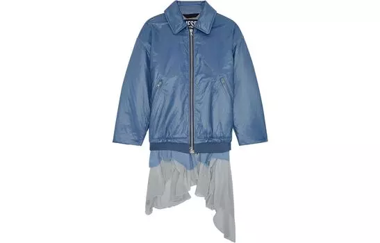 DIESEL Платье с длинными рукавами женское синие