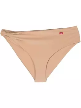 Diesel плавки бикини Ash с драпировкой, нейтральный цвет