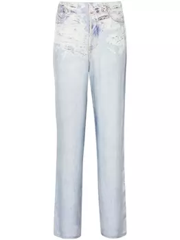 Diesel прямые брюки P-Sarky, синий