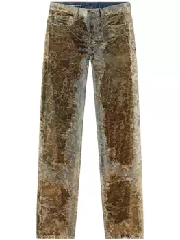 Diesel прямые джинсы 2010 D-Macs, коричневый