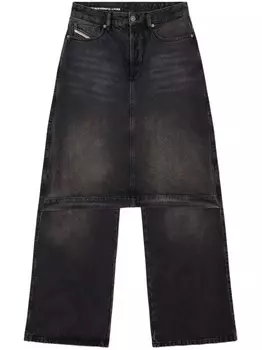 Diesel прямые джинсы D-Syren, черный