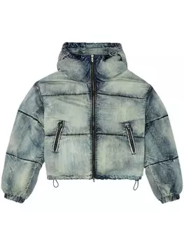 Diesel пуховик W-Aves, синий