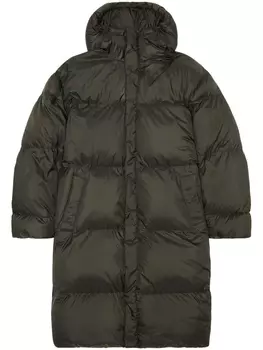 Diesel пуховик W-Takry с логотипом, черный