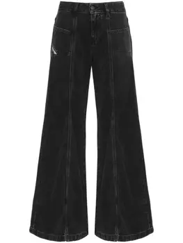 Diesel расклешенные джинсы D-Akii 068hn, черный