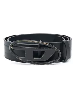 Diesel ремень с пряжкой Oval D, черный
