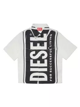 Diesel рубашка Criss с короткими рукавами, белый