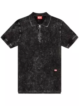 Diesel рубашка поло T-Smith-Zip, черный